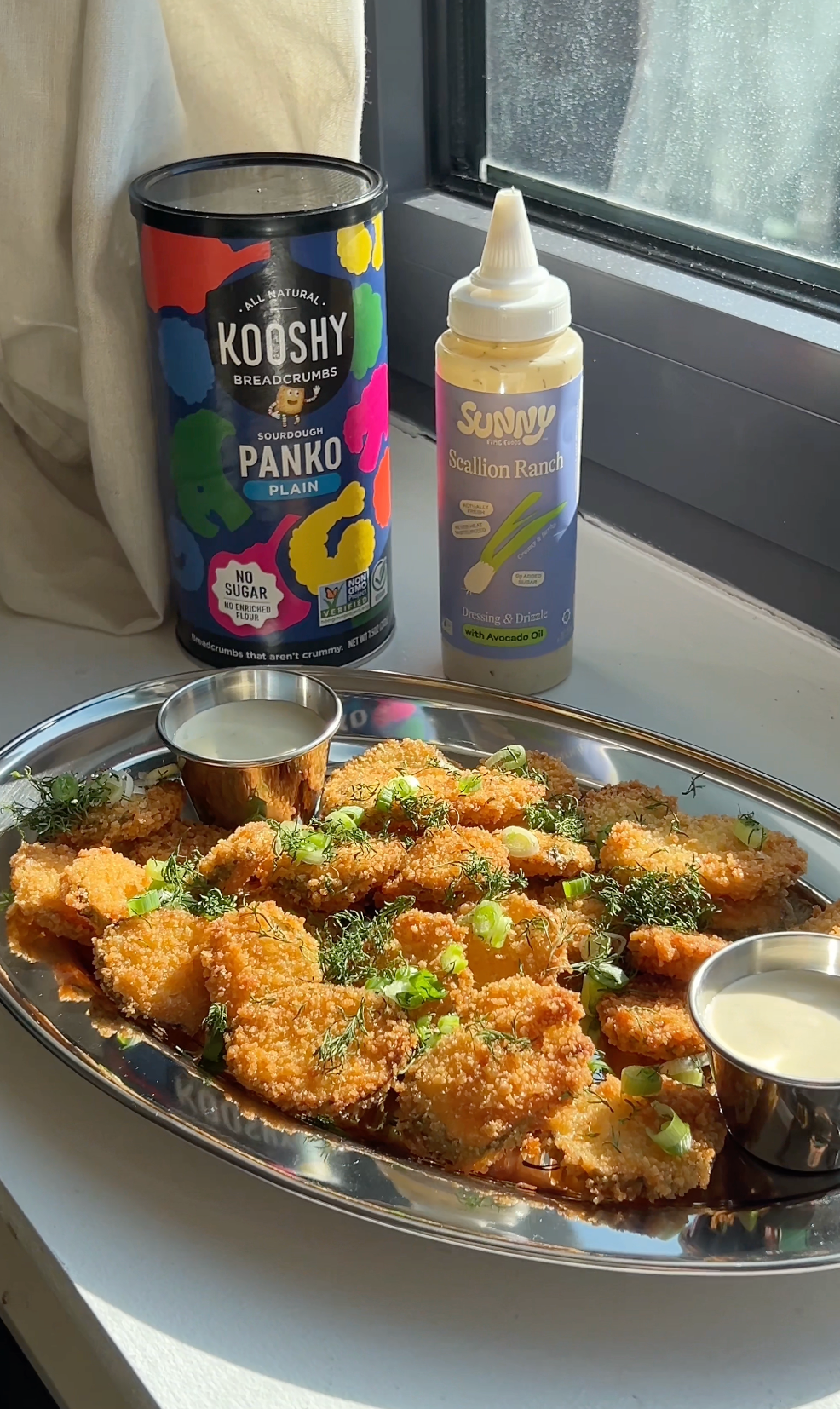 Fried Pickles with Ranch Dipping Sauce