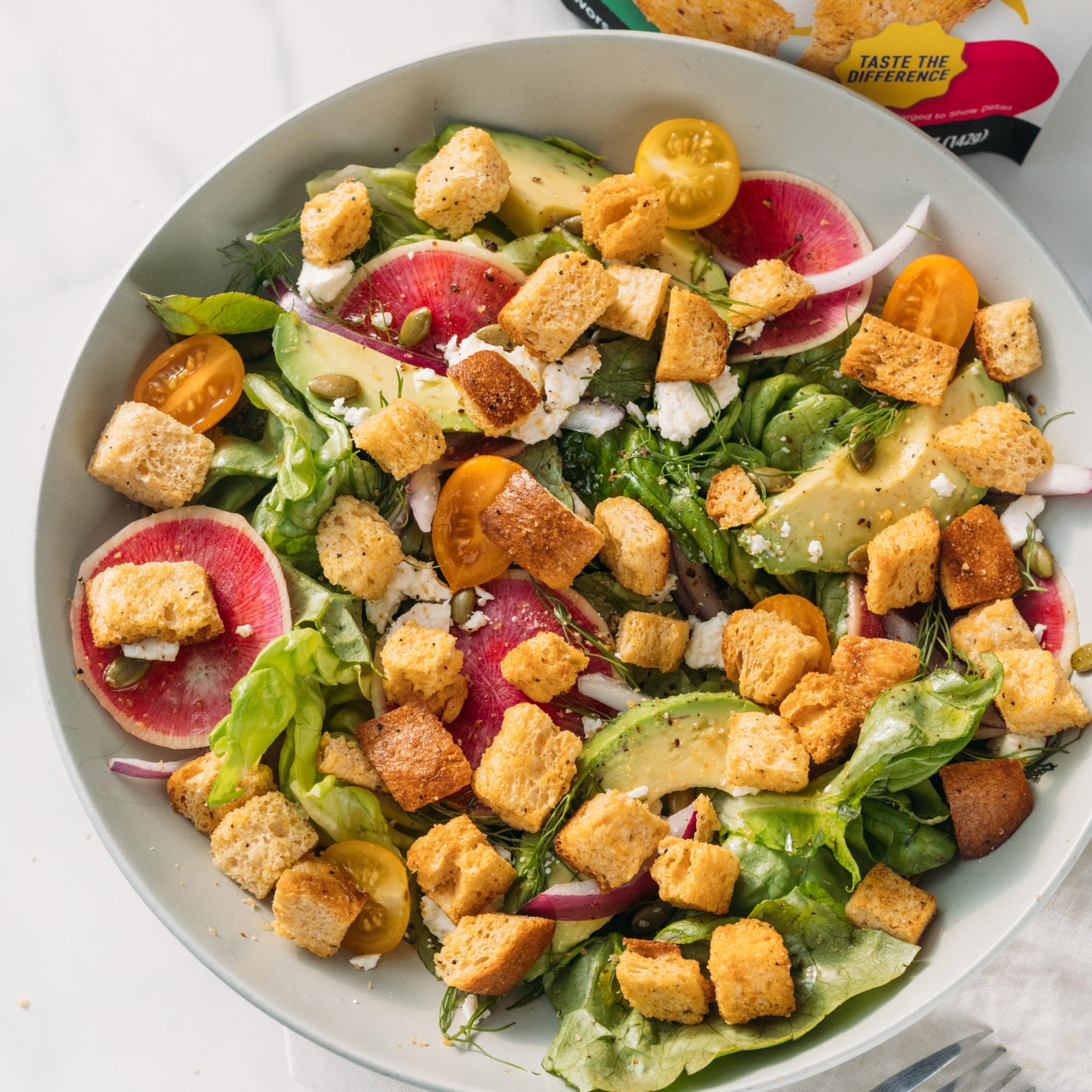 Almost Naked Croutons